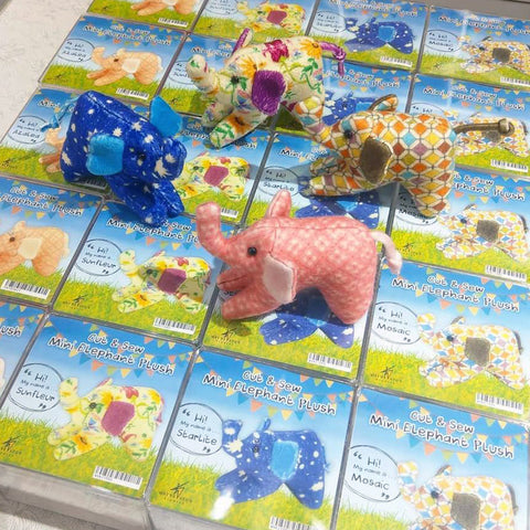 Cut & Sew Mini Elephant Plush