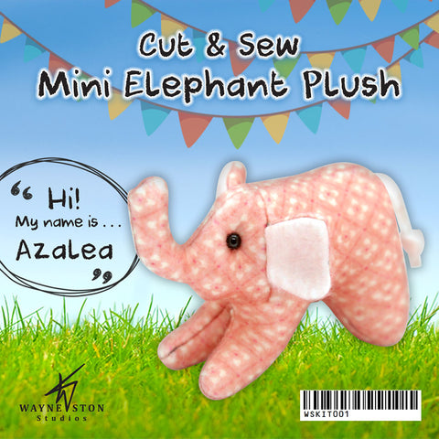 Cut & Sew Mini Elephant Plush