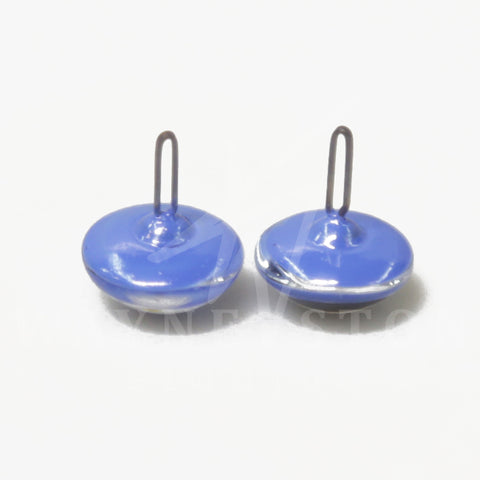Enamel Glass Eyes Dark Blue - Narrow Loop