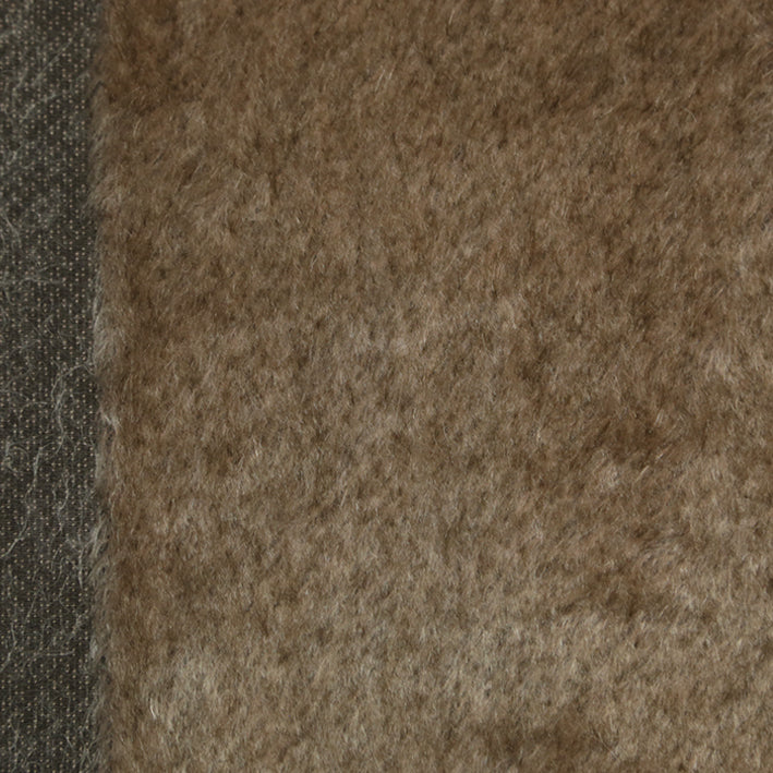 Mohair - Medium Dense Brown Tips, 14mm