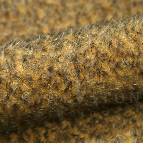 Mohair - Curl Orange Brown Tip, 15mm