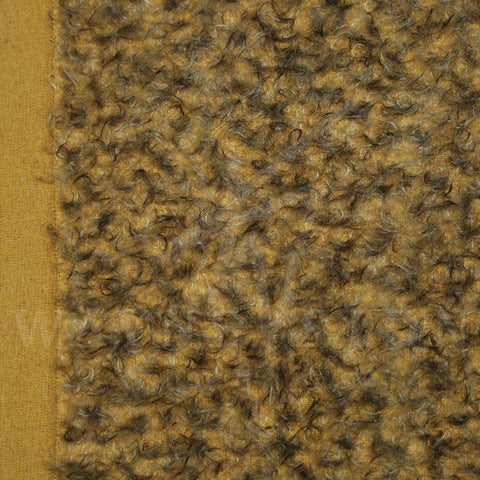Mohair - Curl Orange Brown Tip, 15mm