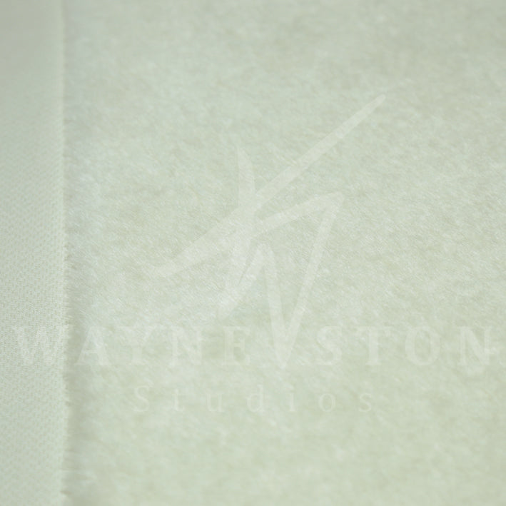 Mohair - Medium Dense, Straight White, 16mm