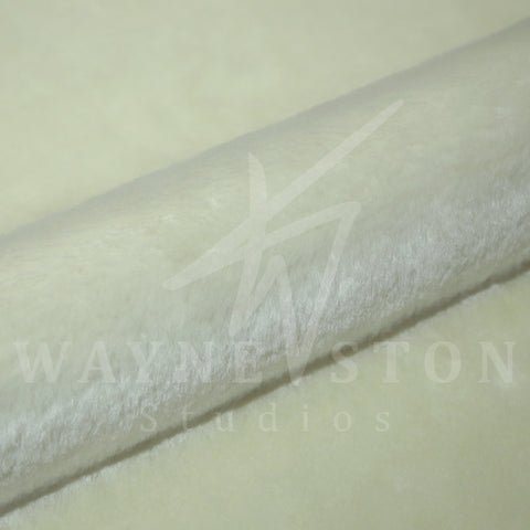 Mohair - Medium Dense, Straight White, 16mm