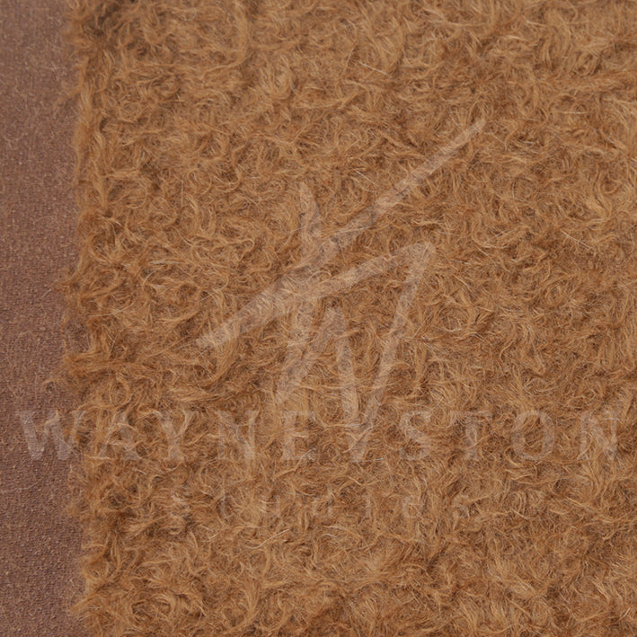Mohair - Sparse Distress Dark Brown, 23mm