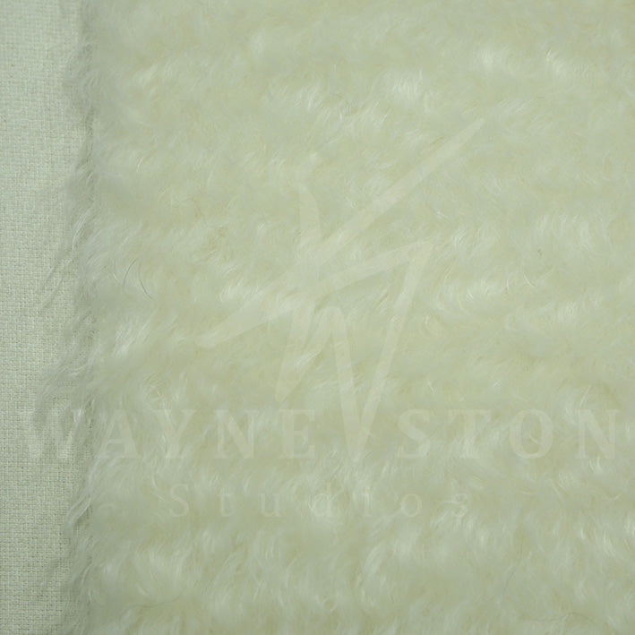 Mohair - White, 40mm
