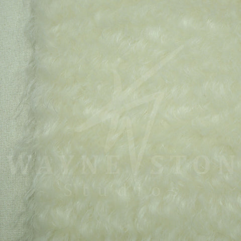 Mohair - White, 40mm