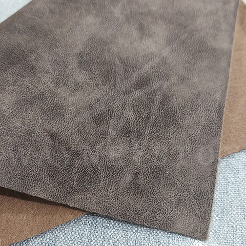 Marbled Print Plush - Brown