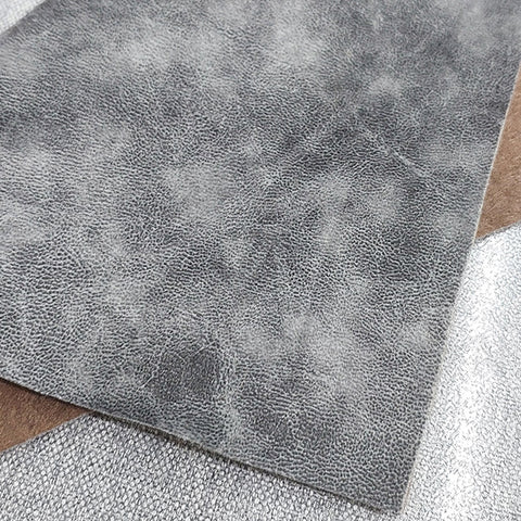Marbled Print Plush - Grey