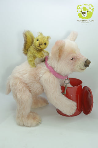 Artist Bear, Marshmallow and Ginger by Wayneston Bears