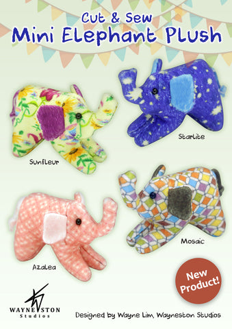 Cut & Sew Mini Elephant Plush