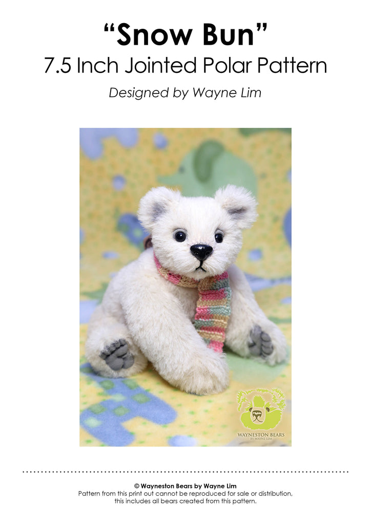 Snow Bun E-Pattern by Wayneston Bears