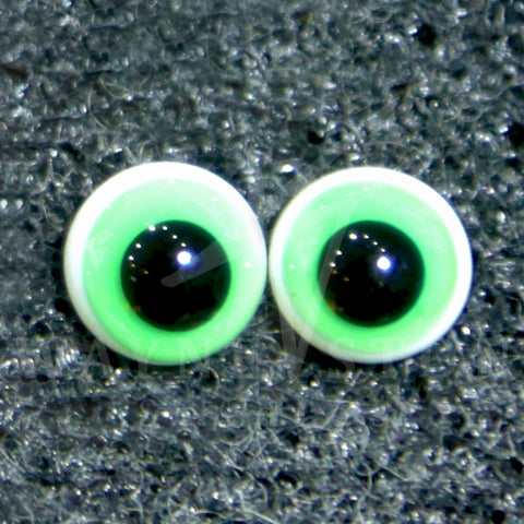 Japanese Coloured Glass Eyes - Straight Wire