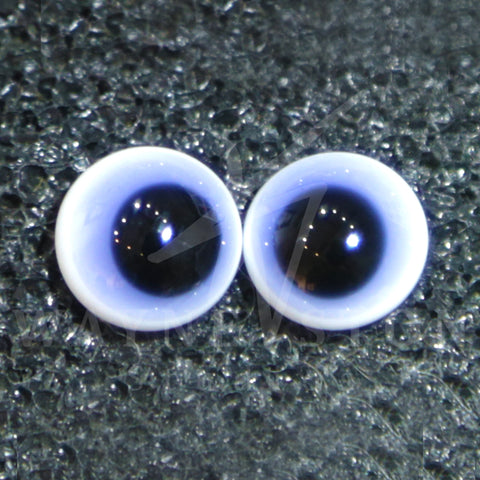 Japanese Coloured Glass Eyes - Straight Wire