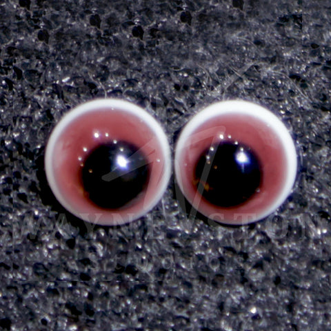Japanese Coloured Glass Eyes - Straight Wire