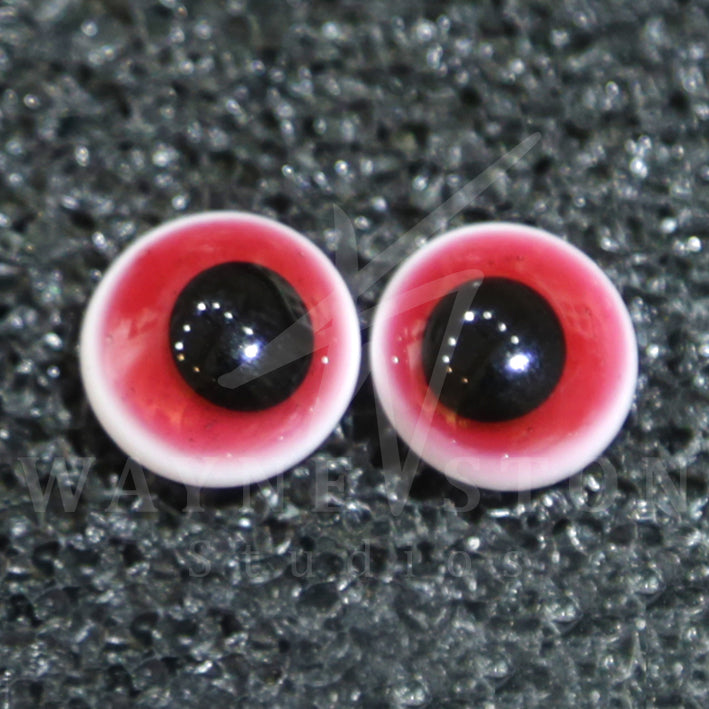 Japanese Coloured Glass Eyes - Straight Wire