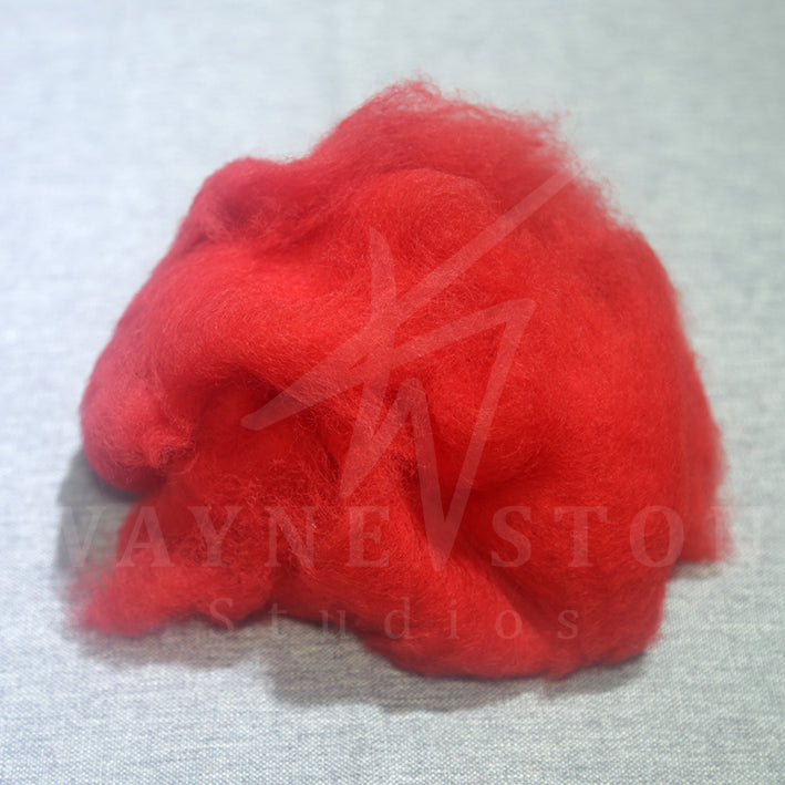 Corridale Wool Batting - Red