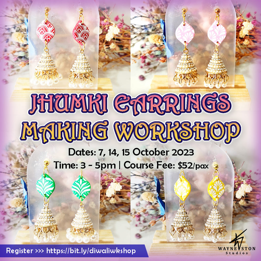 Jhumki Earrings Making Workshop by Nivvy (1-Day Special Workshop)