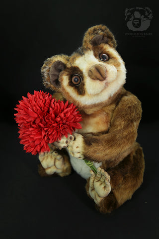 Artist Bear, Lulu the Slow Loris by Wayneston Bears