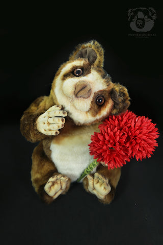 Artist Bear, Lulu the Slow Loris by Wayneston Bears