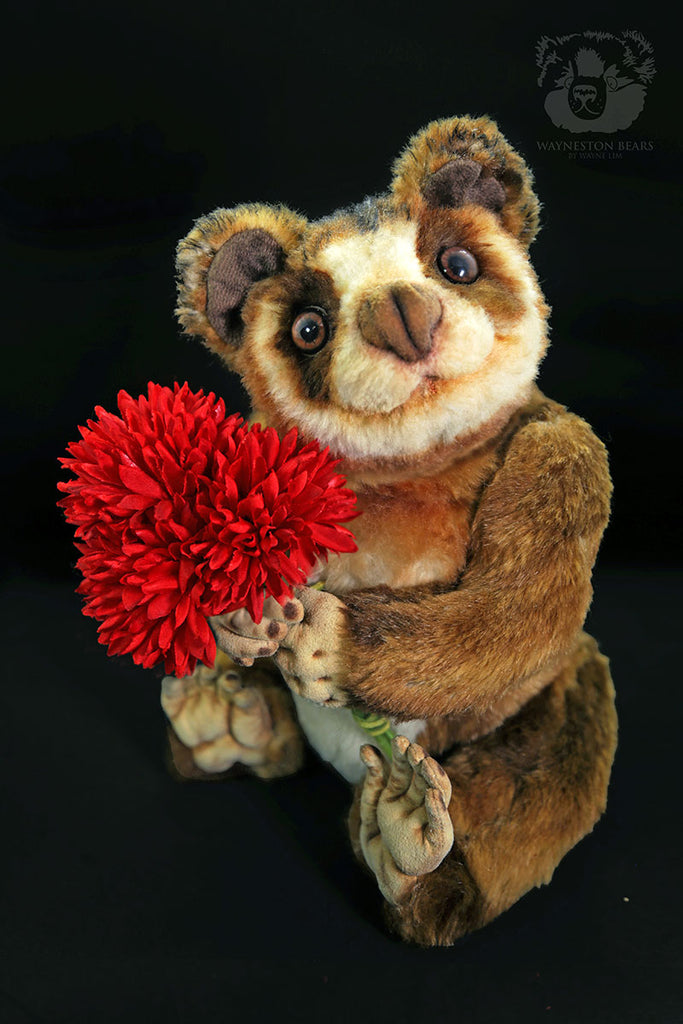 Artist Bear, Lulu the Slow Loris by Wayneston Bears