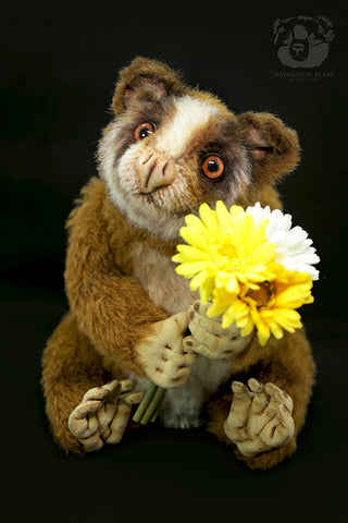 Artist Bear, Snickers the Slow Loris by Wayneston Bears