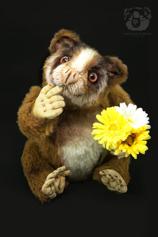 Artist Bear, Snickers the Slow Loris by Wayneston Bears
