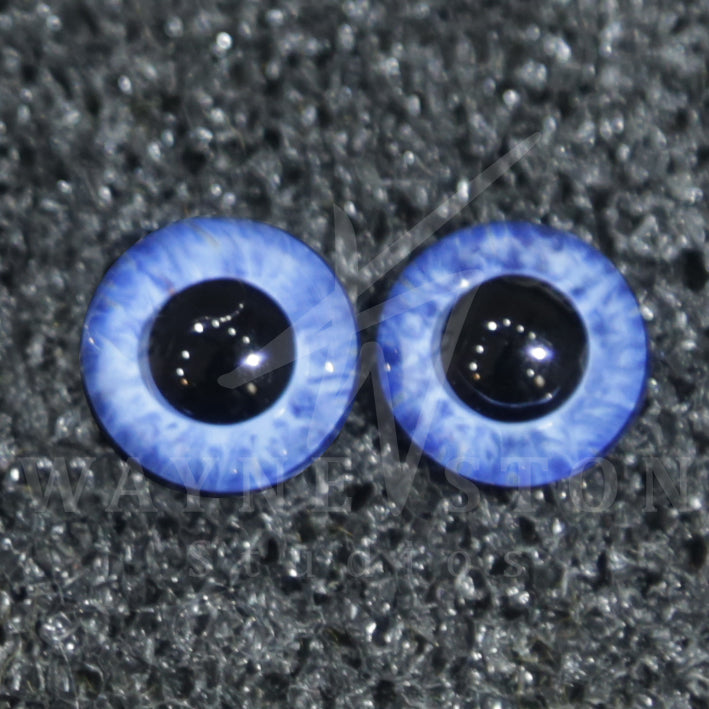 Buzzard Glass Eyes - Blue