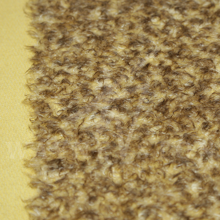 Mohair - Curl Brown Tips, 23mm