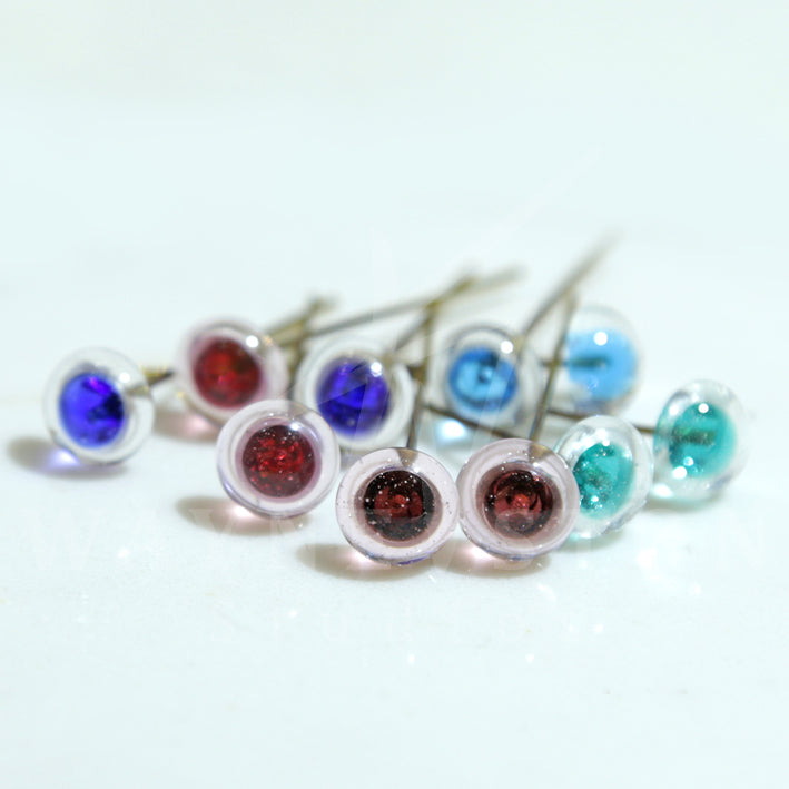 Japanese Neo Glass Eyes - Straight Wire