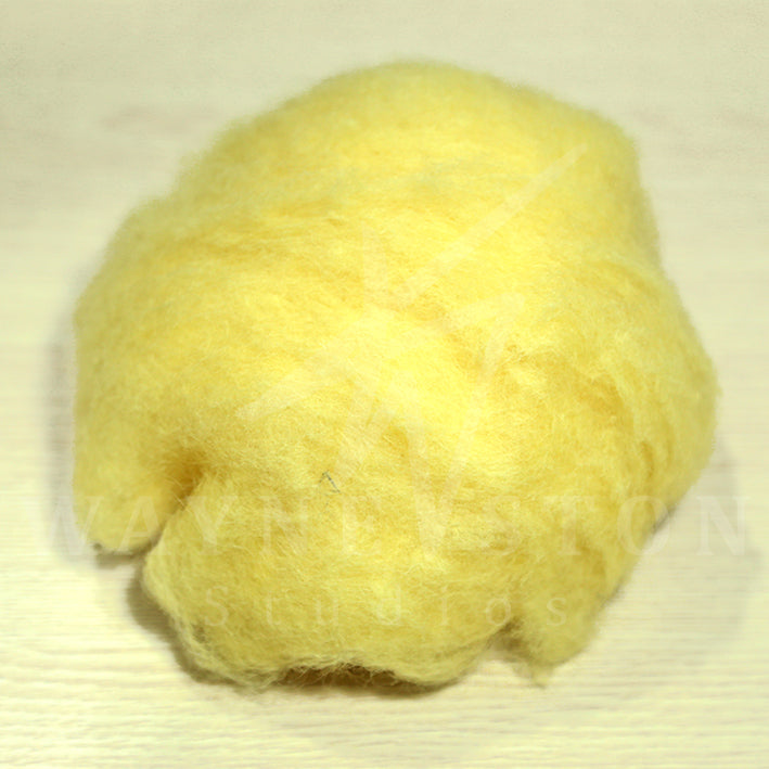 Corridale Wool Batting - Pale Yellow